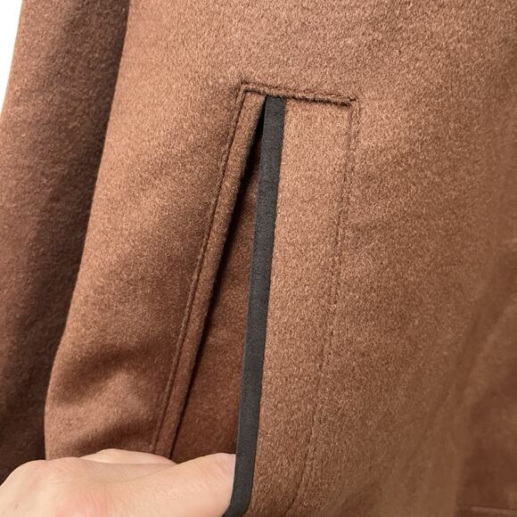 Peter Millar Mens Westport Wool Cashmere Bomber Jacket Size XXL Brown Luxury NWT - Picture 3 of 14